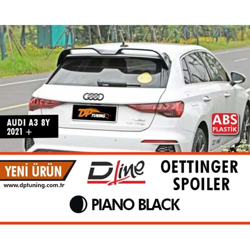 A3 8Y HB Oettinger Style Spoiler Piano Black ABS / 2021 After