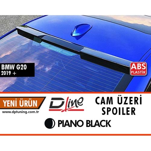 G20 Batman Style Roof Spoiler Piano Black ABS / 2020 After