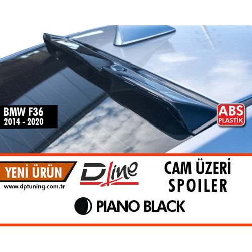 F36 Cam Üzeri Spoiler Piano Black ABS / 2014-2020