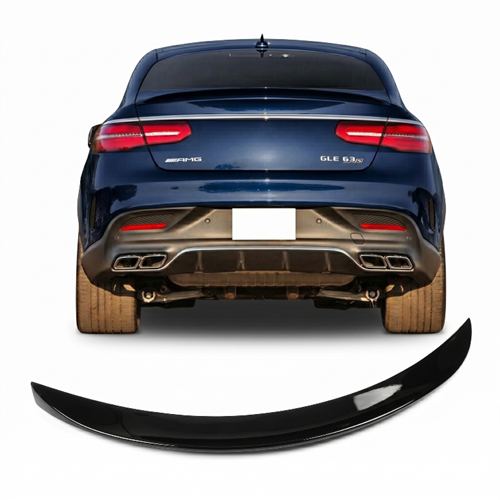 GLE43 C292 Coupe Rear Spoiler Piano Black ABS / 2015-2019