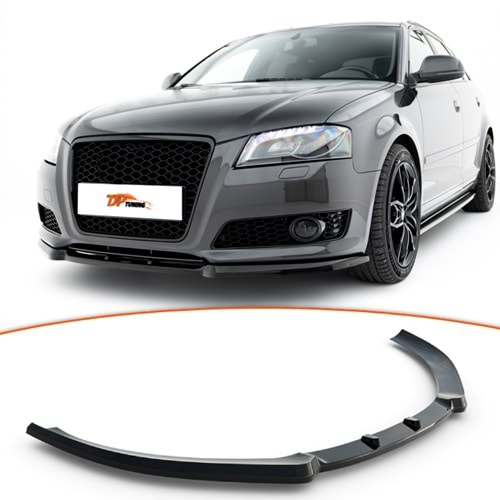 A3 8P Facelift Front Lip Piano Black Vacuum / 2008 - 2012
