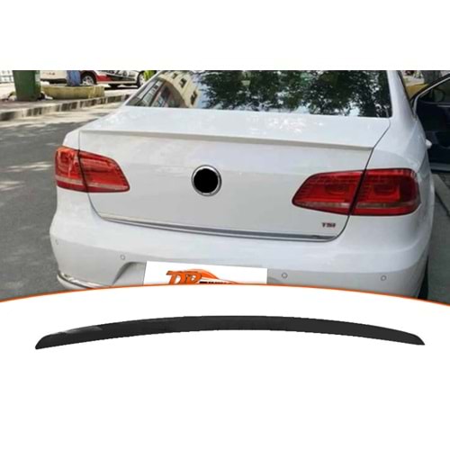 Passat B7 Rear Trunk Spoiler Piano Black ABS / 2011-2014