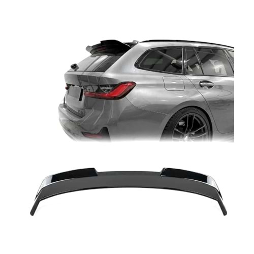 G21 Rear Roof Spoiler Piano Black ABS / 2020-UP