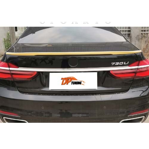 G11-G12 Rear Trunk Spoiler Piano Black ABS / 2016 - 2022