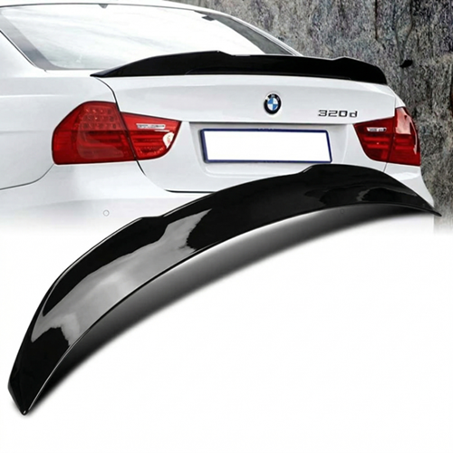 E90 PSM Style Rear Spoiler Piano Black ABS / 2004-2011