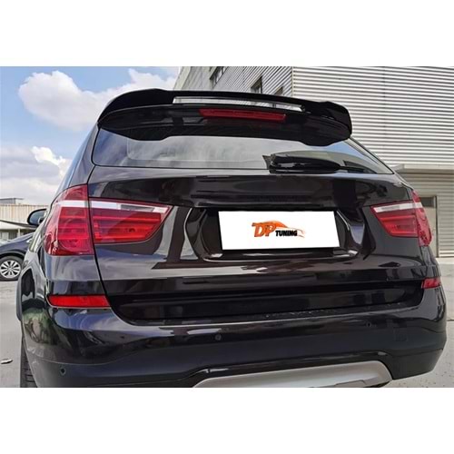 X3 F25 Rear Roof Spoiler Piano Black ABS / 2011 - 2018