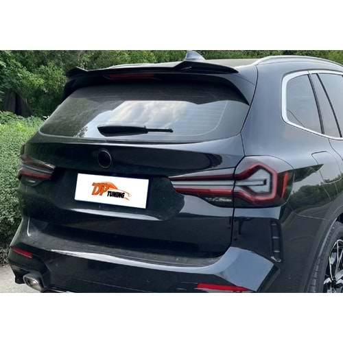 X3 G01 Rear Roof Spoiler Piano Black ABS / 2018 - 2021