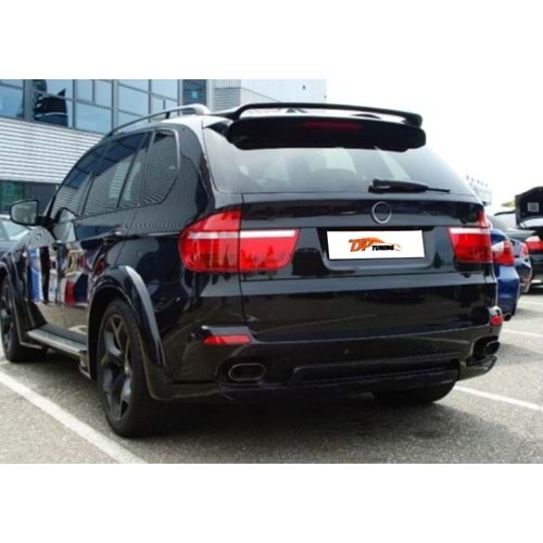 X5 E70 Rear Roof Spoiler Piano Black ABS / 2006 - 2013