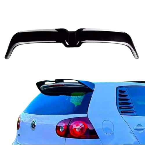 Golf 5 GTI Oettinger Style Rear Spoiler Piano Black ABS / 2008-2013