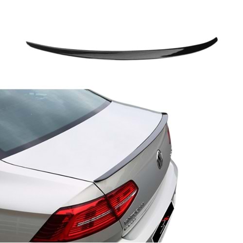 Passat B8 Rear Trunk Spoiler Piano Black ABS / 2015-2022