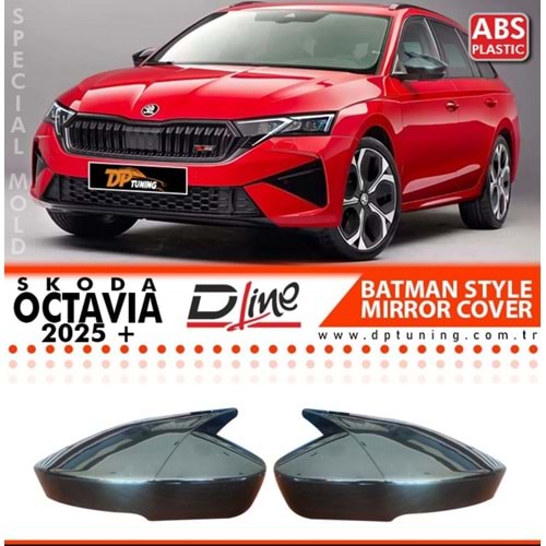 Octavia Mk4 FL Batman Mirror Cover Piano Black / 2025 After