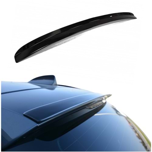 E61 Cap Spoiler Piano Black Vacuum Plastic / 2003-2010