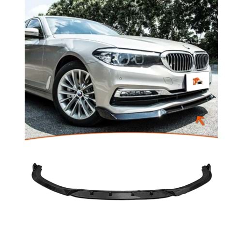 G30 Standard 3 Pieces Front Lip Piano Black ABS / 2017 - 2020