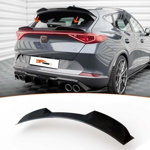 Formentor Max Rear Trunk Spoiler Piano Black Vacuum Plastic / 2021 -