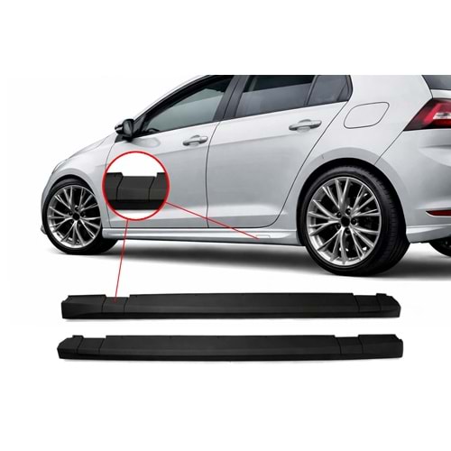 Golf 7 Aero Side Skirts Raw Surface ABS / 2012-2020