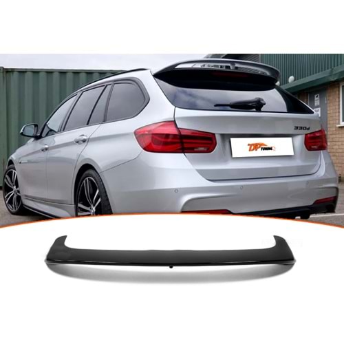 F31 Rear Roof Spoiler Piano Black ABS / 2012-2018