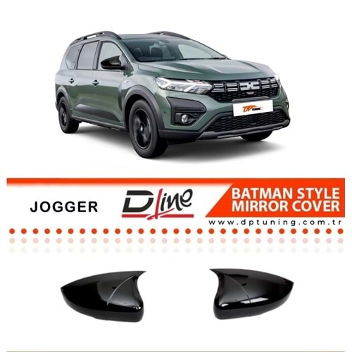 Jogger Batman Mirror Cover Piano Black ABS / 2021 - 2026