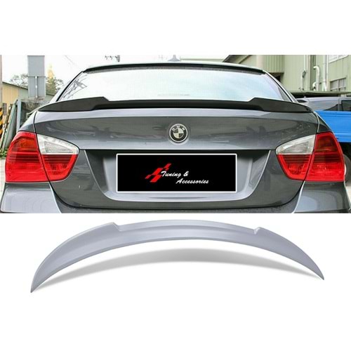 E90 M4 Style Rear Trunk Spoiler Raw Surface ABS / 2004-2011