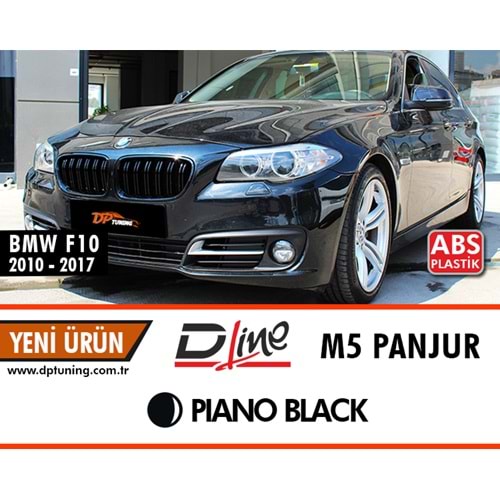 F10 M5 Front Grille Piano Black ABS / 2010-2017