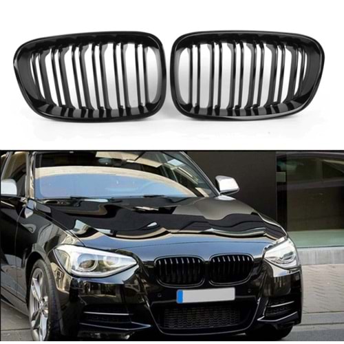F20 M Technic Front Grille Piano Black ABS / 2011-2014