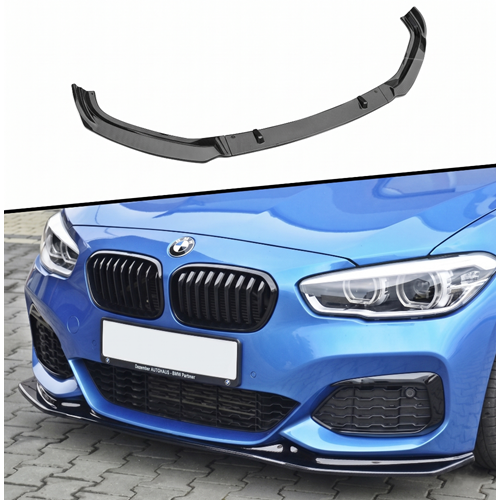 F20 LCI 3 Pieces Front Lip Piano Black Vacuum / 2015-2019