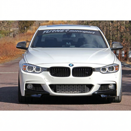 F30 M Performance Front Flaps Piano Black Vacuum Plastic / 2012-2018