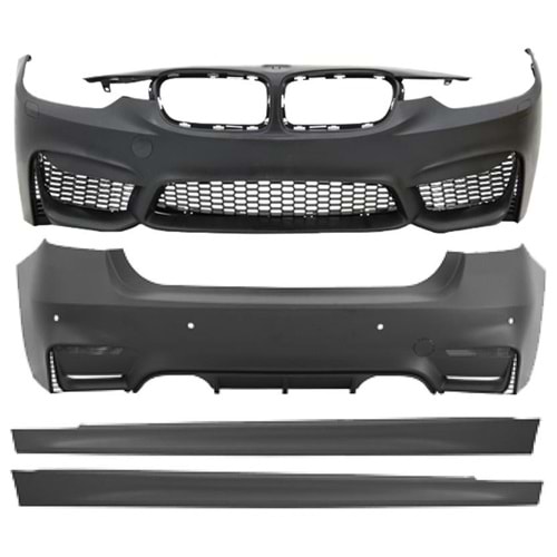 F30 M3 F80 Bodykit Raw ABS / 2012-2018 (Without Fog Lamps)