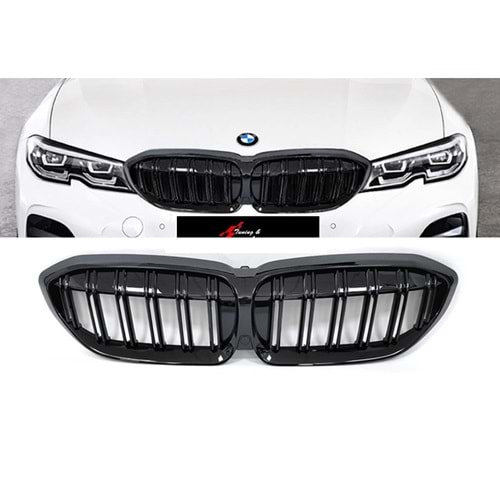 G20 M3 Front Grille Piano Black ABS / 2019-up