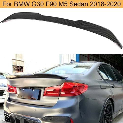 G30 M5 Rear Trunk Spoiler Piano Black ABS / 2017 - up