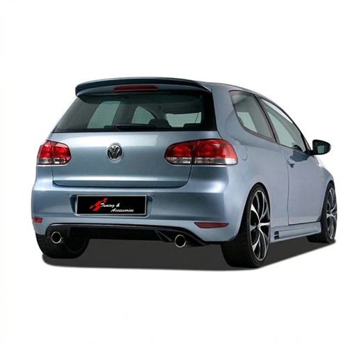 Golf 6 GTI Style Diffuser Without Output Piano Black Vacuum Plastic / 2008-2012