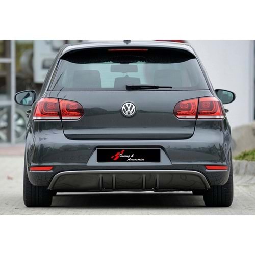 Golf 6 Rieger Style Diffuser Without Output Piano Black Vacuum Plastic / 2008-2012