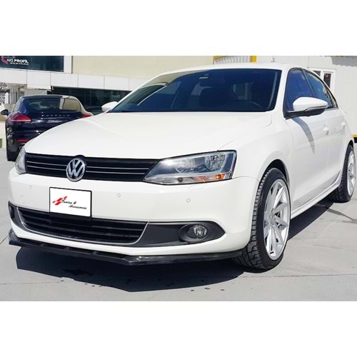 Jetta Mk6 Basic Front Lip Piano Black Vacuum / 2010-2018 (1 Piece)