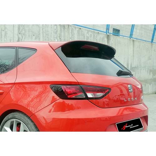 Leon Mk3 Rear Spoiler Side Flaps FR Raw Surface ABS / 2012-2020