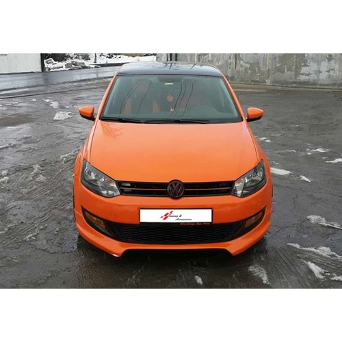 Polo Mk5 Rieger Model Front Lip Raw Surface Vacuum Plastic / 2009-2013