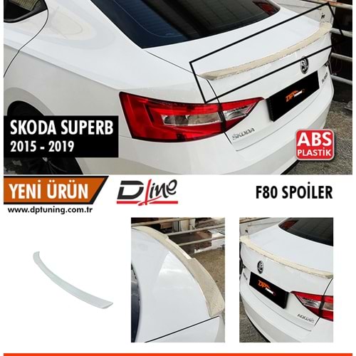 SuperB Mk3 Rear Trunk F80 Spoiler Raw Surface ABS / 2015 - up