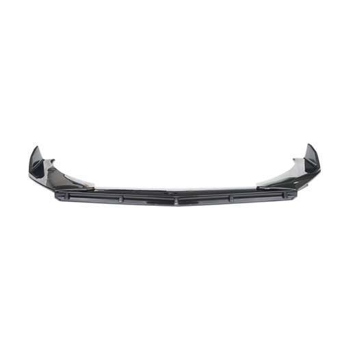 Universal Brabus Style Front Lip Piano Black ABS / 3 Pieces (V3 Model)