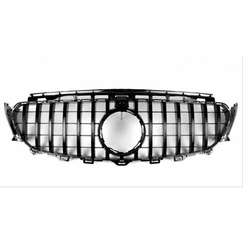 W213 GTR Front Grille ABS / 2017-2019 (Piano Black)