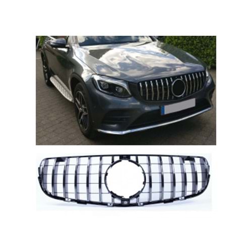 GLC X253 GTR Front Grille ABS / 2015-2019 (Chrome Line + Piano Black)