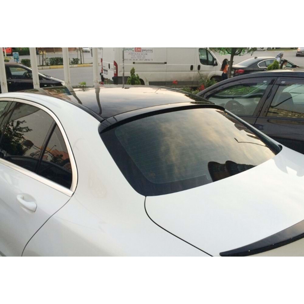 W205 Roof AMG Spoiler Piano Black ABS / 2015-2021