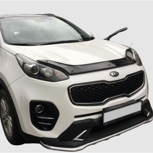 Sportage Hood Guard Piano Black ABS / 2016-up