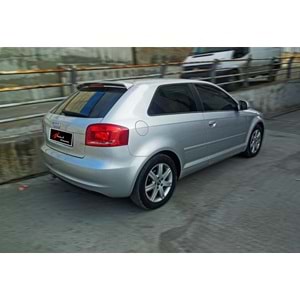 A3 8P S3 Style Rear Roof Spoiler Primer Painted Fiberglass / 2003-2012
