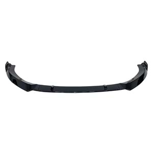 A3 8V V3 Model 3 Pieces Front Lip Piano Black Vacuum Plastic / 2017-2019