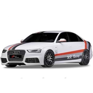 A4 B8 RS4 Model Side Skirts Raw Surface Vacuum Plastic / 2008-2015