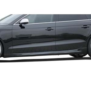 A5 B8 RS5 Side Skirts Raw Surface Vacuum Plastic / 2007-2016 (4 Door)