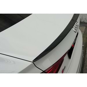 A5 B9 S5 Style Rear Trunk Spoiler Primer Painted Fiberglass / 2016 - 2021 (2 Doors)