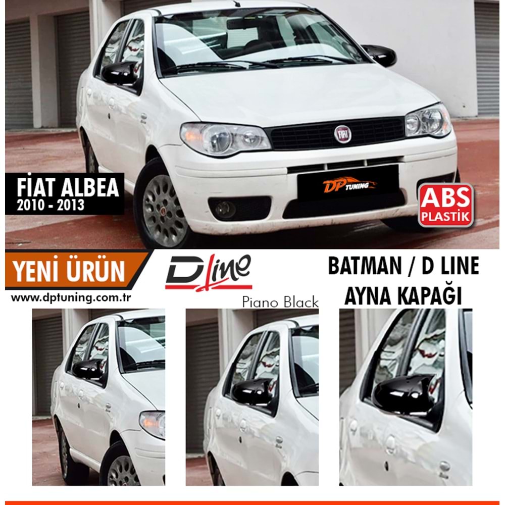 Albea Batman Mirror Cover Piano Black / 2010-2013