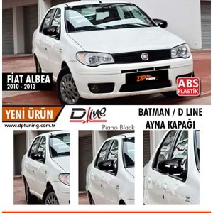 Albea Batman Mirror Cover Piano Black / 2010-2013