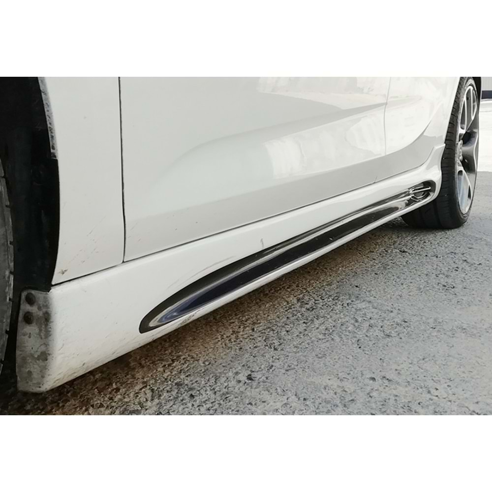 Astra K Sport Side Skirts Raw Surface Vacuum Plastic / 2015-2021 (V2)