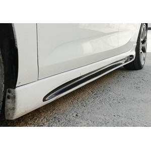 Astra K Sport Side Skirts Raw Surface Vacuum Plastic / 2015-2021 (V2)