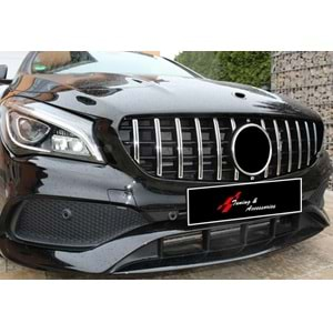 CLA C117 GTR Front Grille ABS / 2016-2019 (Chrome Line + Piano Black)